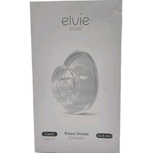 Elvie Stride Pump Clear Breast Shields Size 28mm 2 Pack BPA NEW Breast Feeding